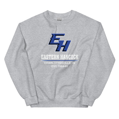 Eastern Hancock MS Track EH  Unisex Crew Neck Sweatshirt