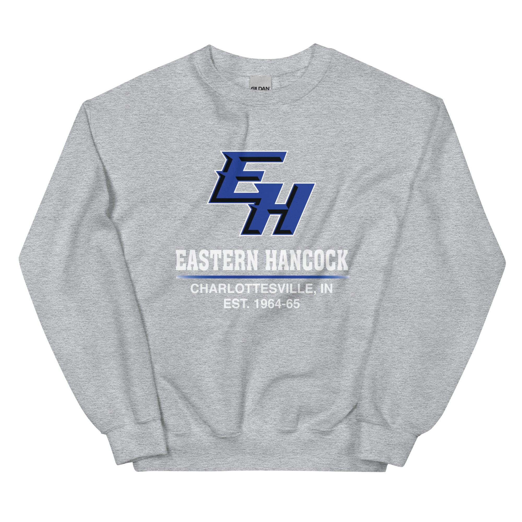 Eastern Hancock MS Track EH  Unisex Crew Neck Sweatshirt