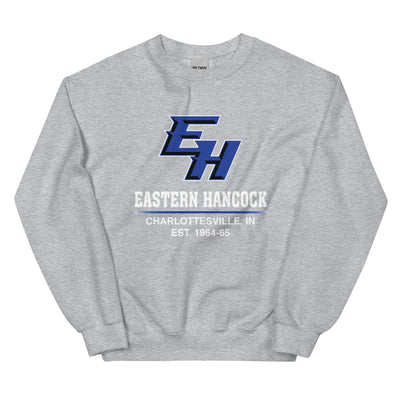 Eastern Hancock MS Track EH  Unisex Crew Neck Sweatshirt