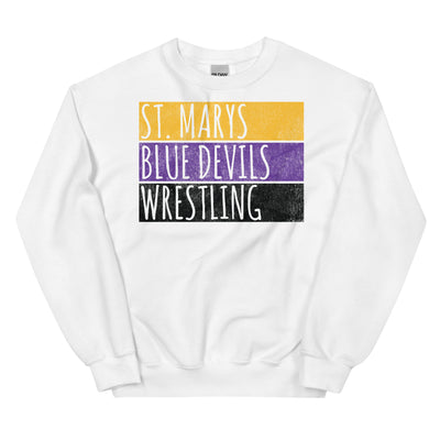 St. Mary’s High School Wrestling Blue Devils Unisex Sweatshirt