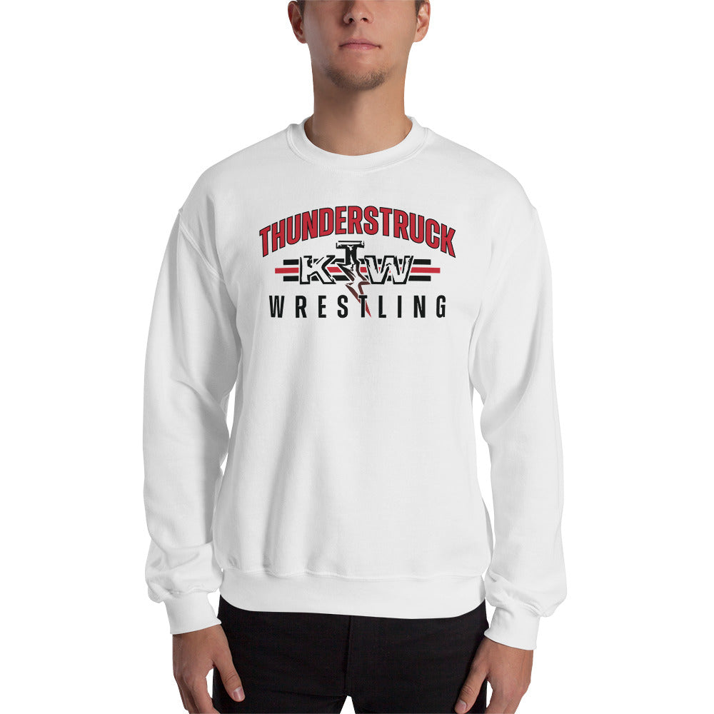 KTW Kansas Thunderstruck Wrestling Unisex Crew Neck Sweatshirt