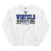 Winfield Wrestling Mom White Unisex Sweatshirt