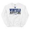 Winfield Wrestling Dad White Unisex Sweatshirt