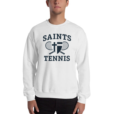 Saint Thomas Aquinas Tennis Unisex Crew Neck Sweatshirt