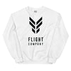 Flight Company  Light Unisex Crew Neck Sweatshirt