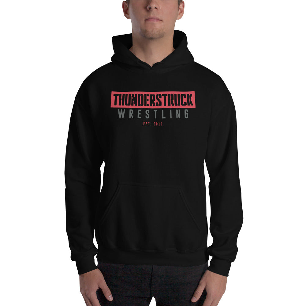 Kansas Thunderstruck Wrestling Black/White Thunderstruck Unisex Heavy Blend Hoodie