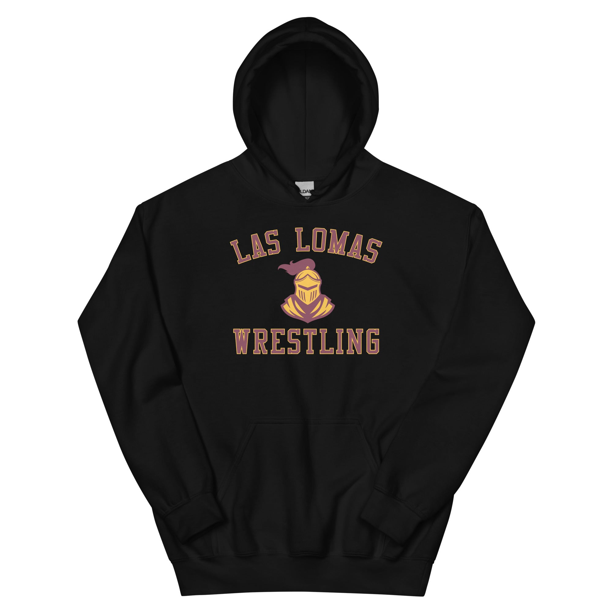 Las Lomas Wrestling Black Unisex Heavy Blend Hoodie