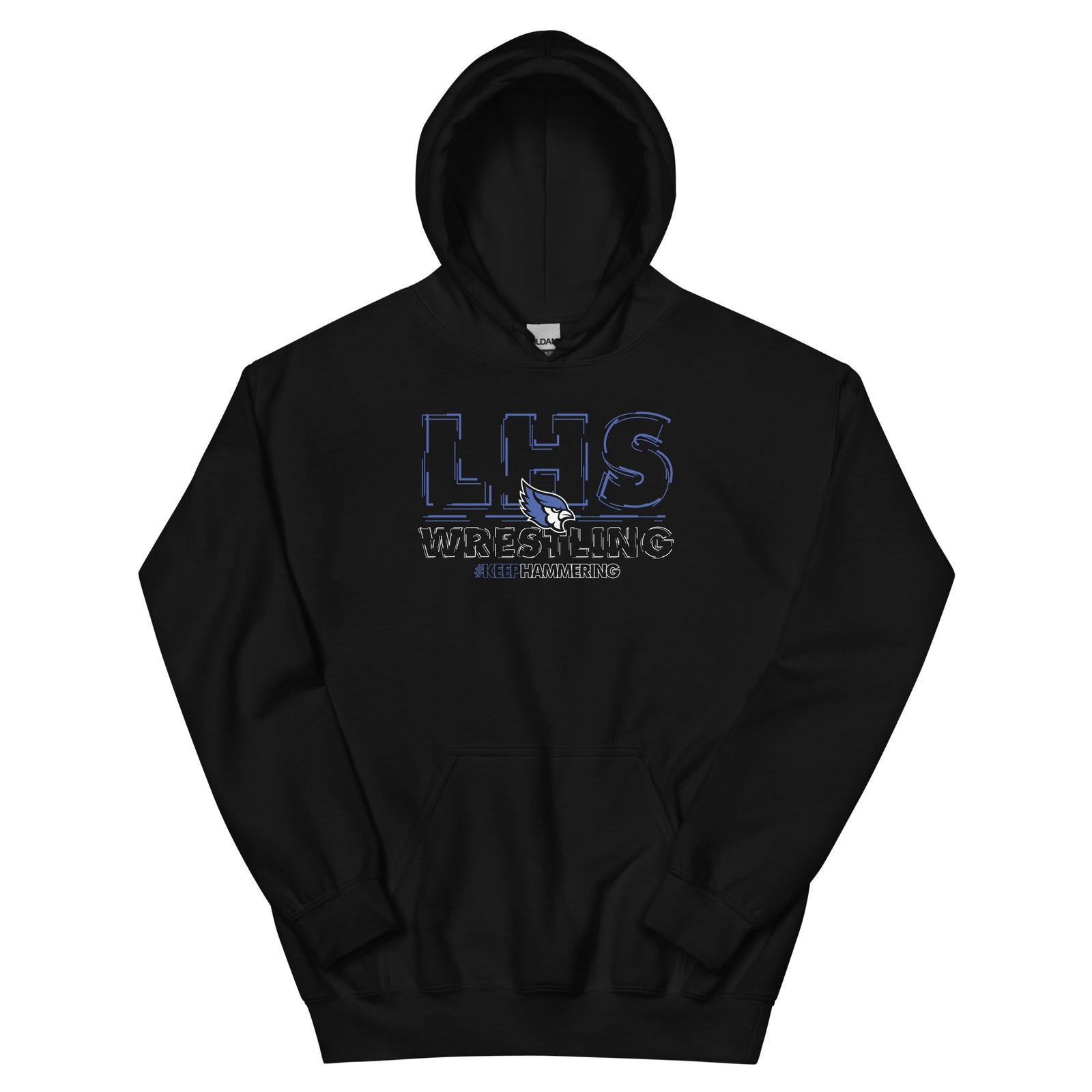 Liberty High School Wrestling  Unisex Heavy Blend Hoodie