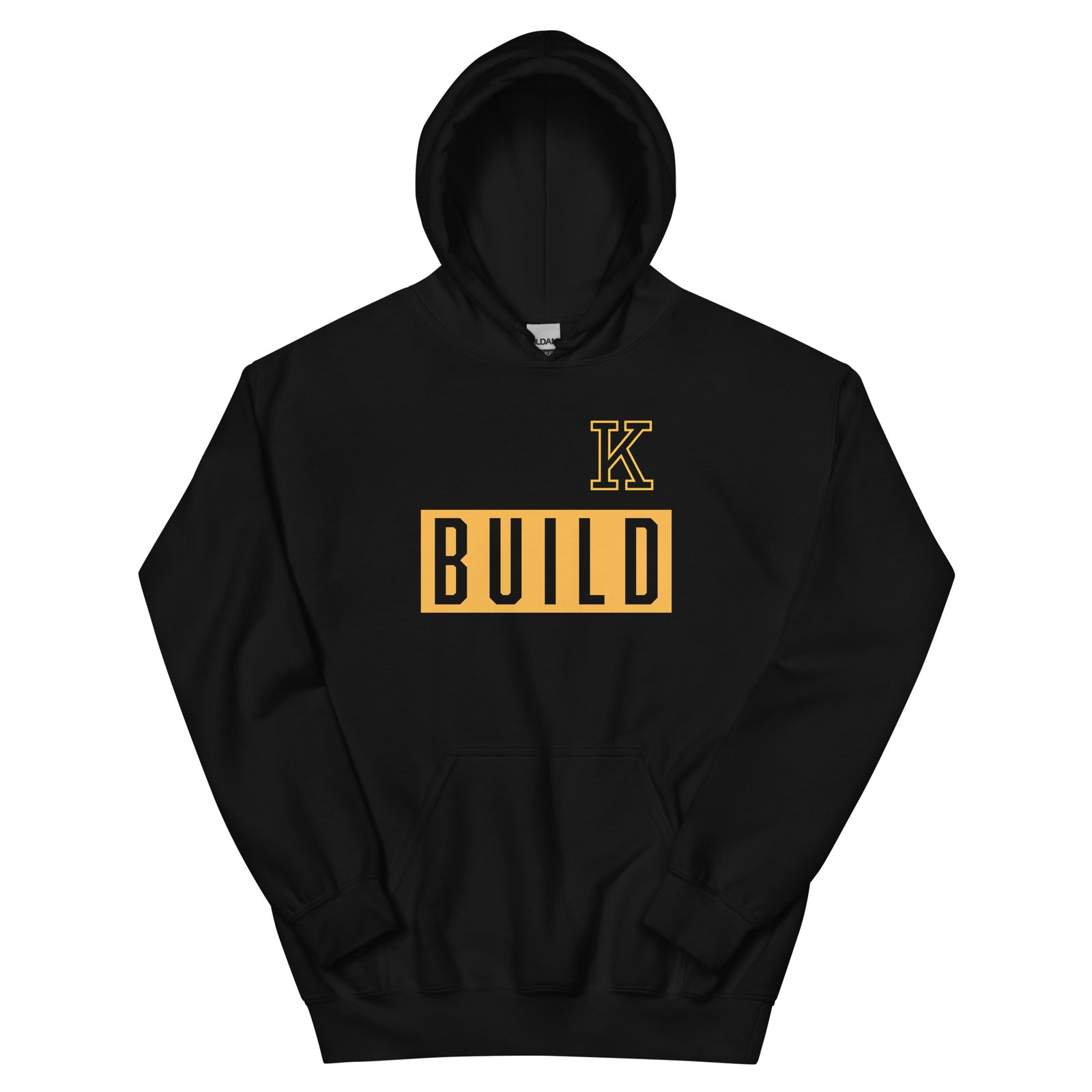 Kearney High School Wrestling K Build Gold Unisex Heavy Blend Hoodie