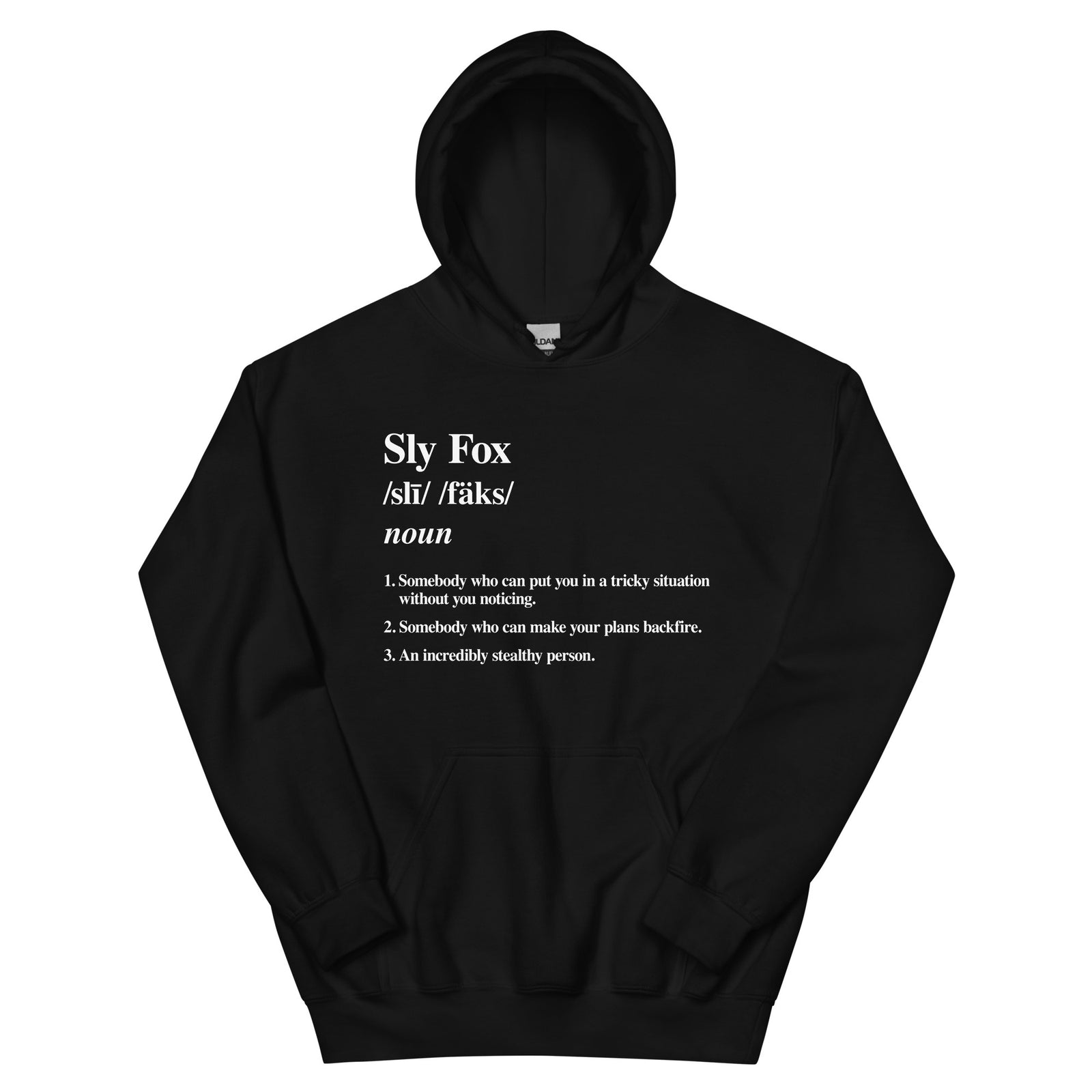 Sly Fox Wrestling Dictionary Unisex Hoodie