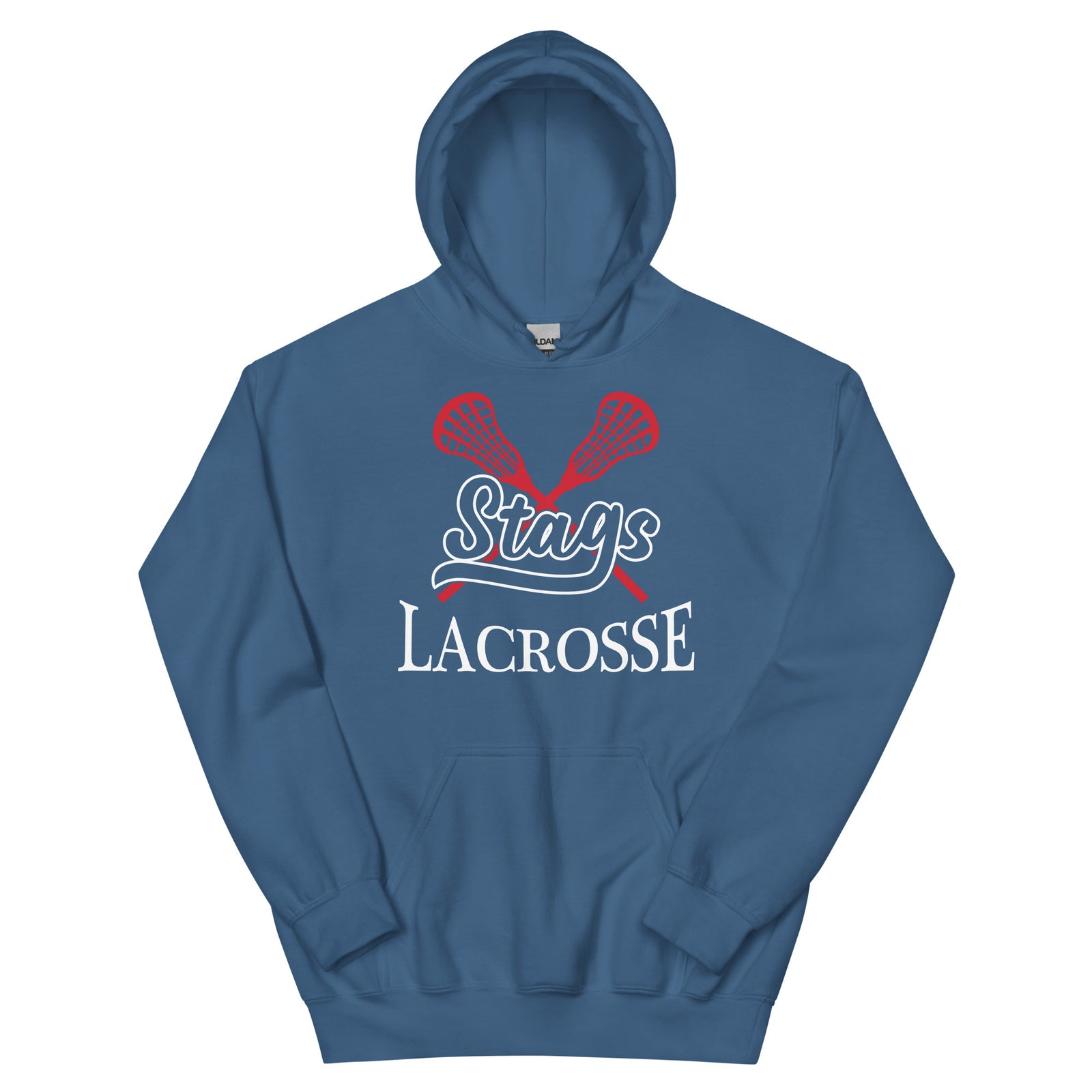 Stags Lacrosse Royal Unisex Heavy Blend Hoodie
