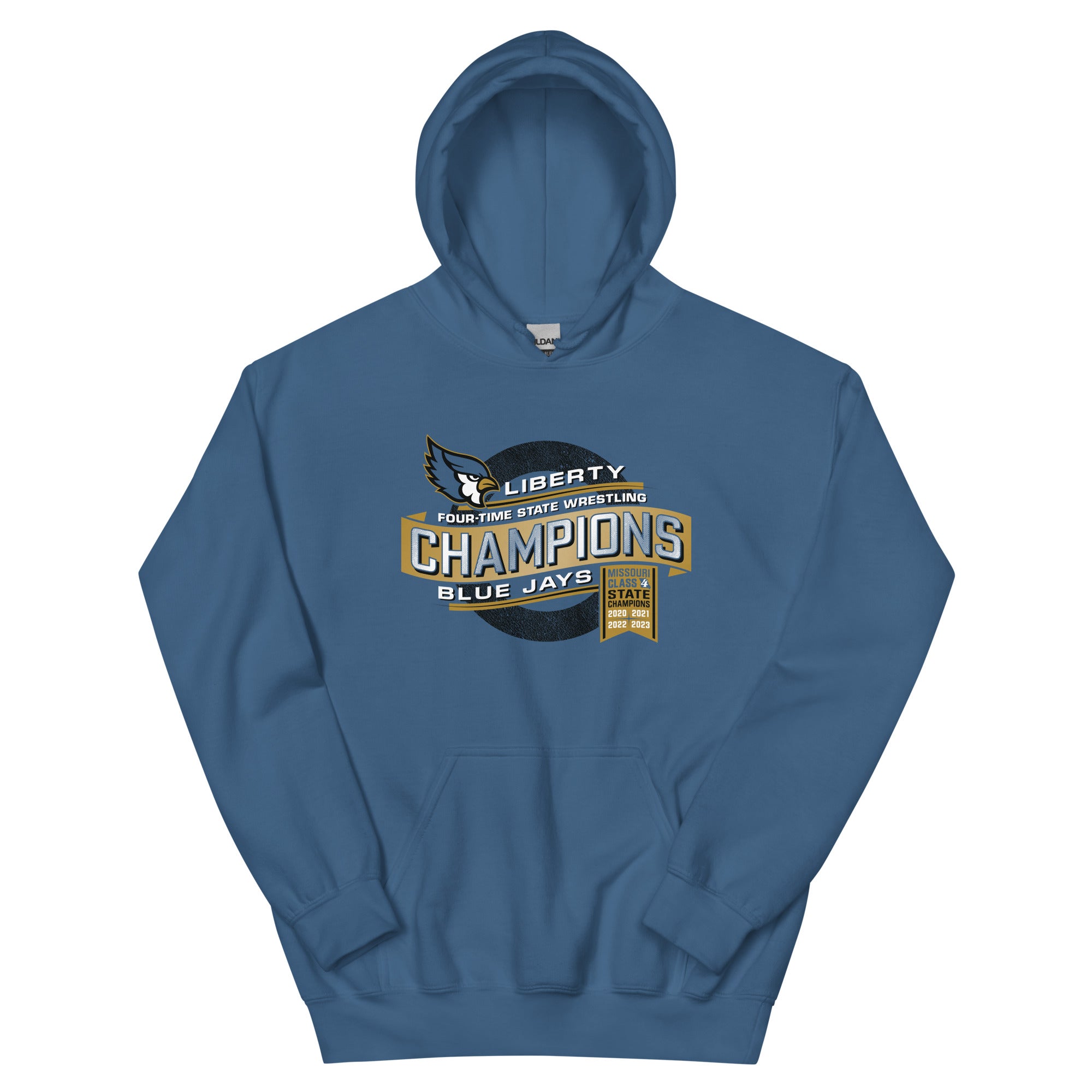 Liberty State Wrestling Champs Royal Design Unisex Heavy Blend Hoodie