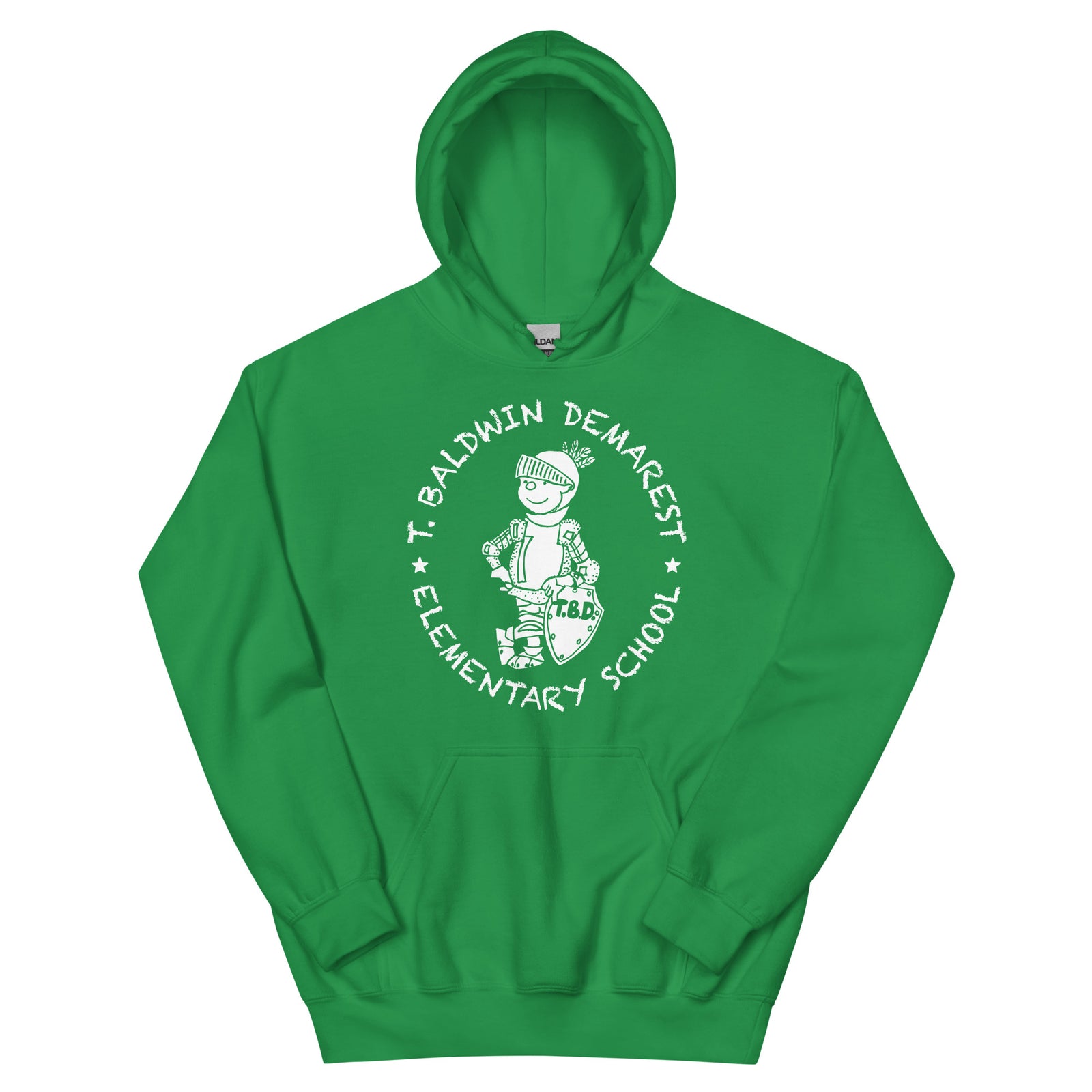 T. Baldwin Demarest Elementary School Adult Hoodie