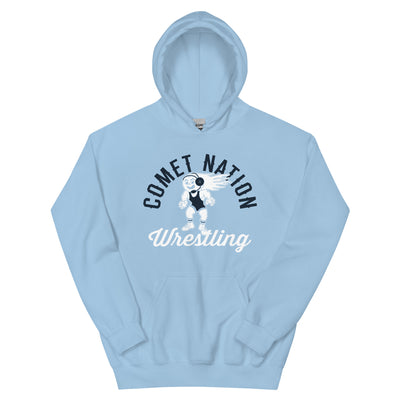 Chanute HS Wrestling Comet Nation Unisex Heavy Blend Hoodie