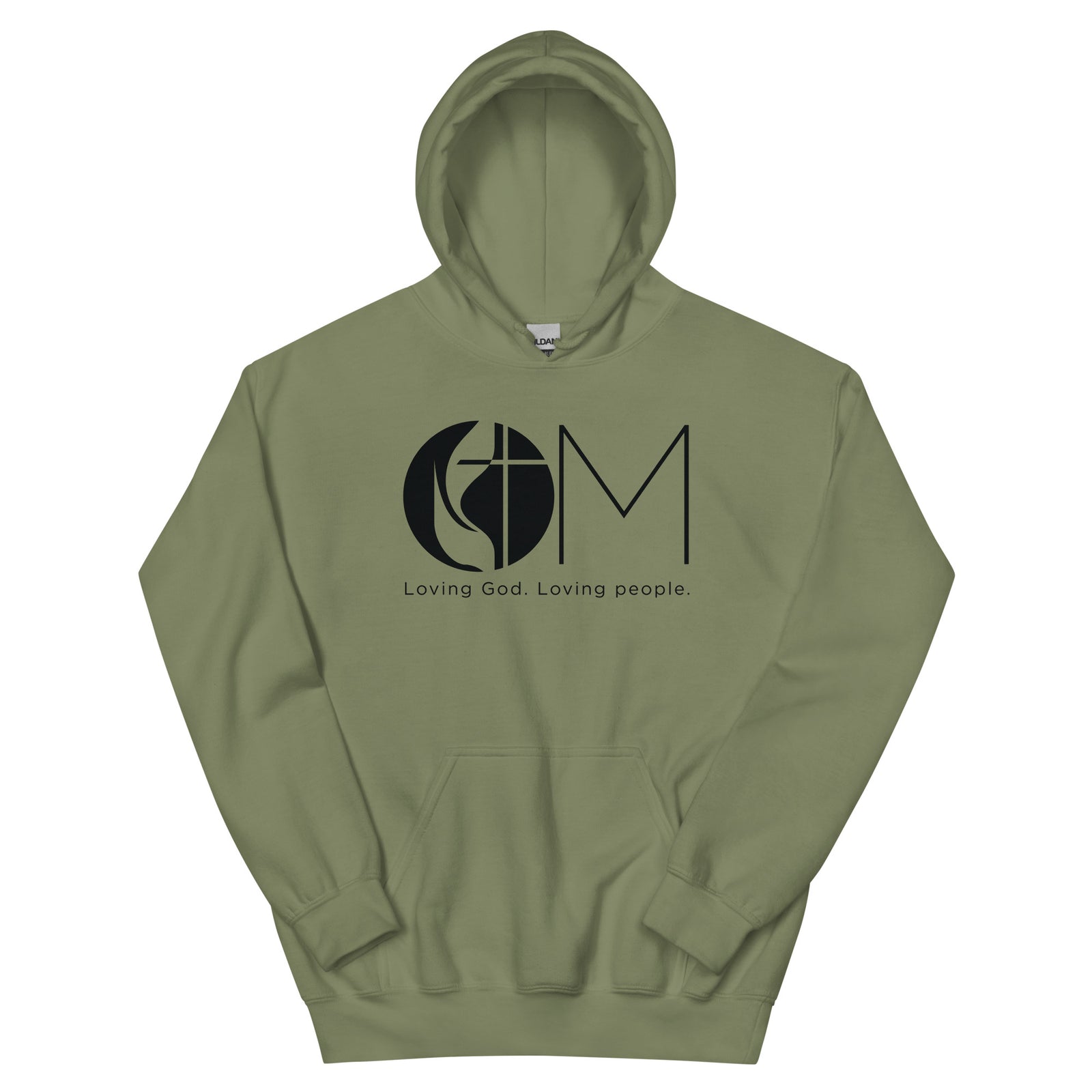 Old Mission One Color Design Unisex Heavy Blend Hoodie