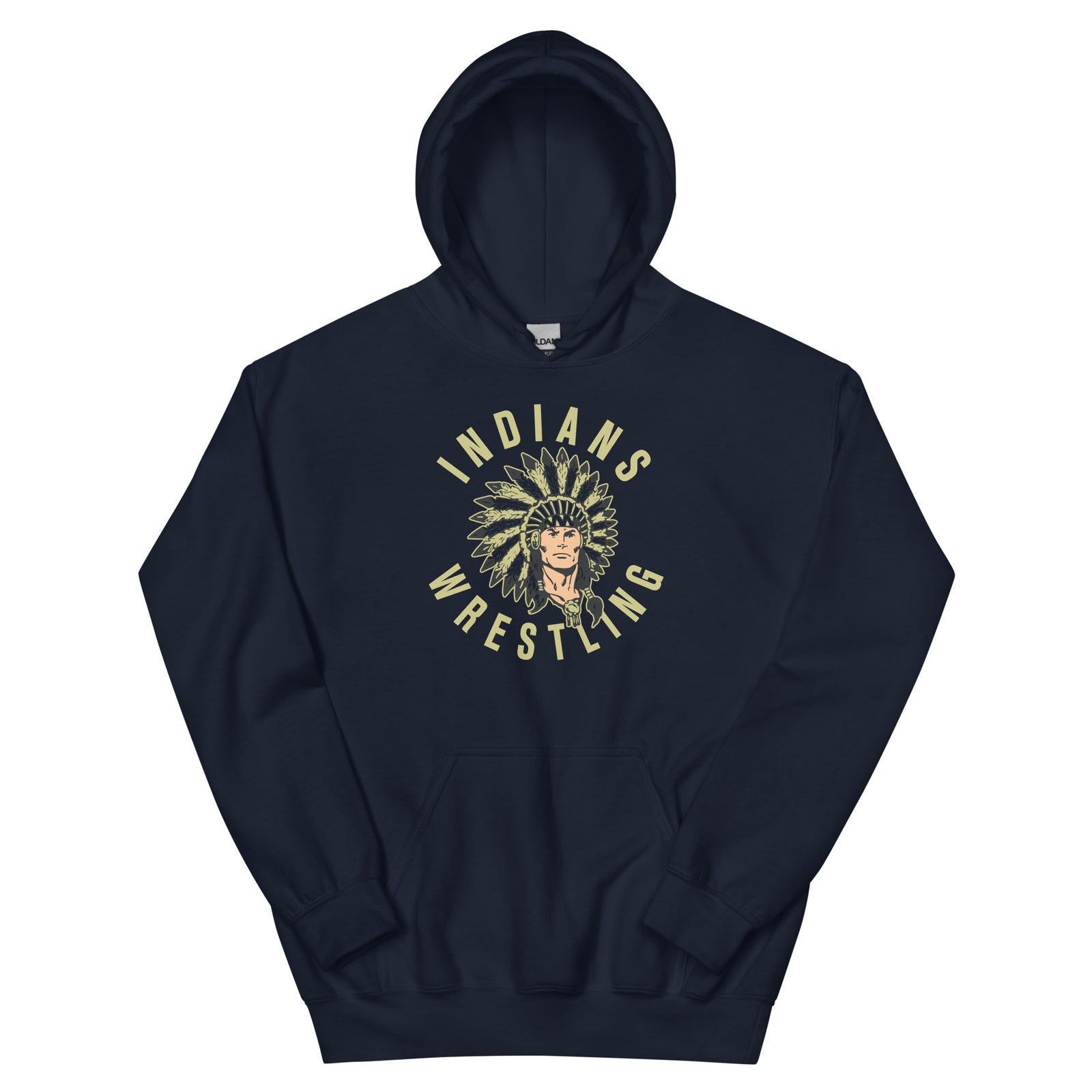 Indians Wrestling Unisex Heavy Blend Hoodie