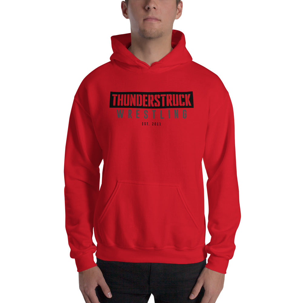 Kansas Thunderstruck Wrestling Red/Grey Thunderstruck Unisex Heavy Blend Hoodie