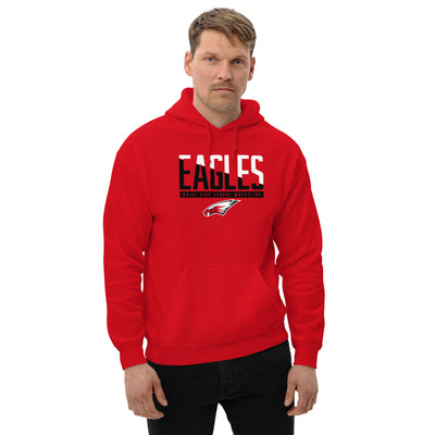 Maize HS Wrestling Eagles Red Unisex Heavy Blend Hoodie