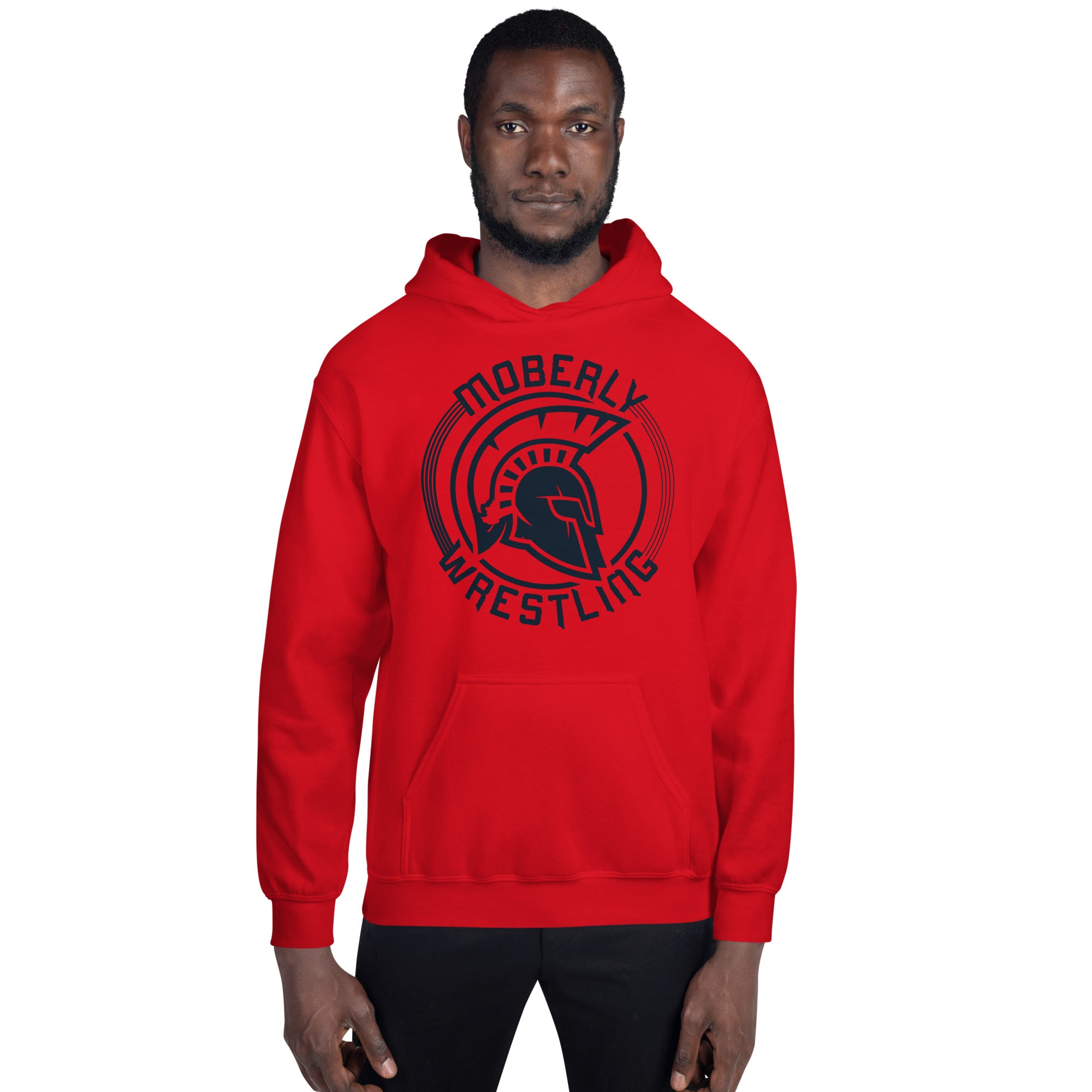 Red sales school hoodie