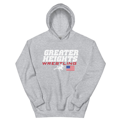 Greater Heights Wrestling 2 Unisex Hoodie