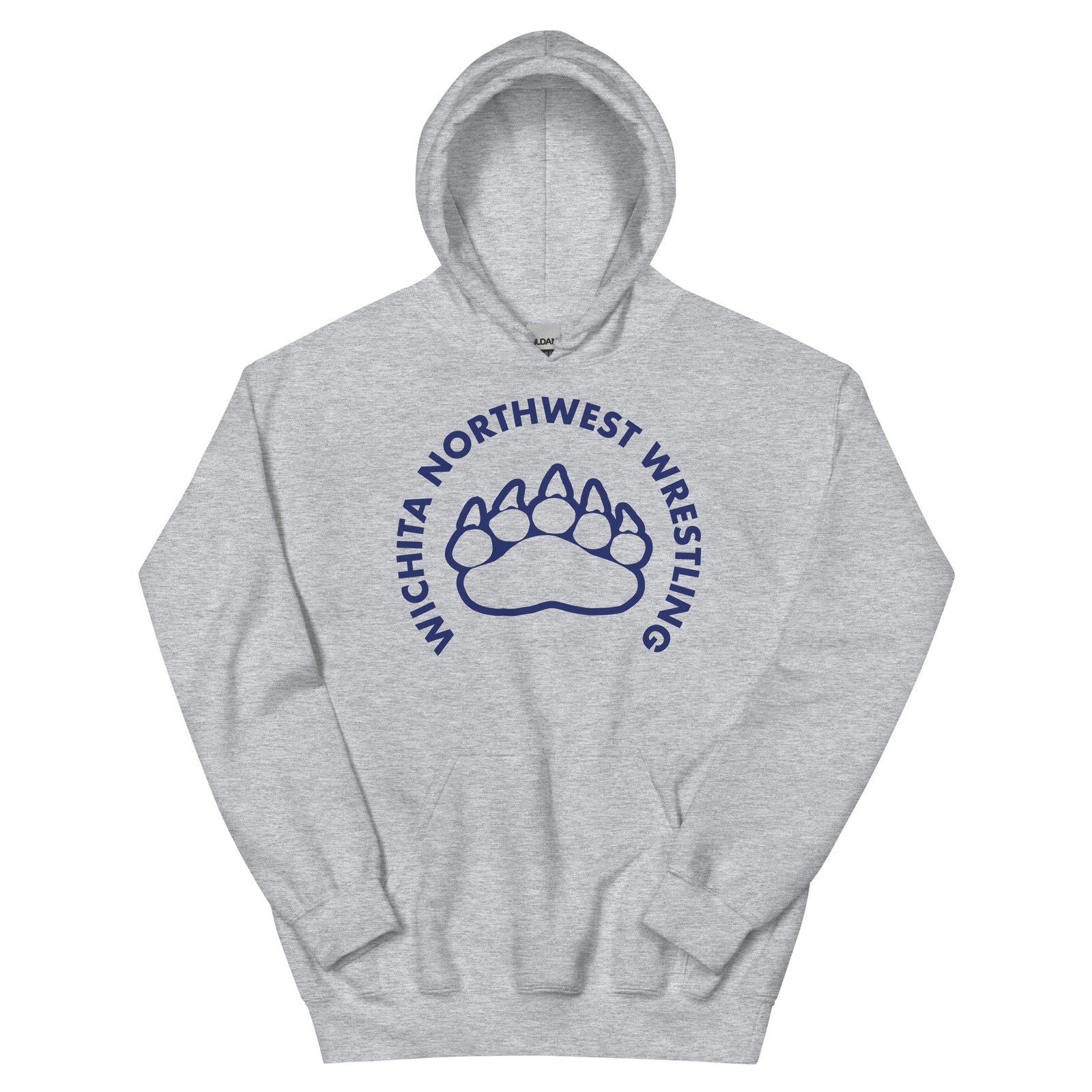 Wichita Northwest High School Wrestling Circle Unisex Heavy Blend Hoodie