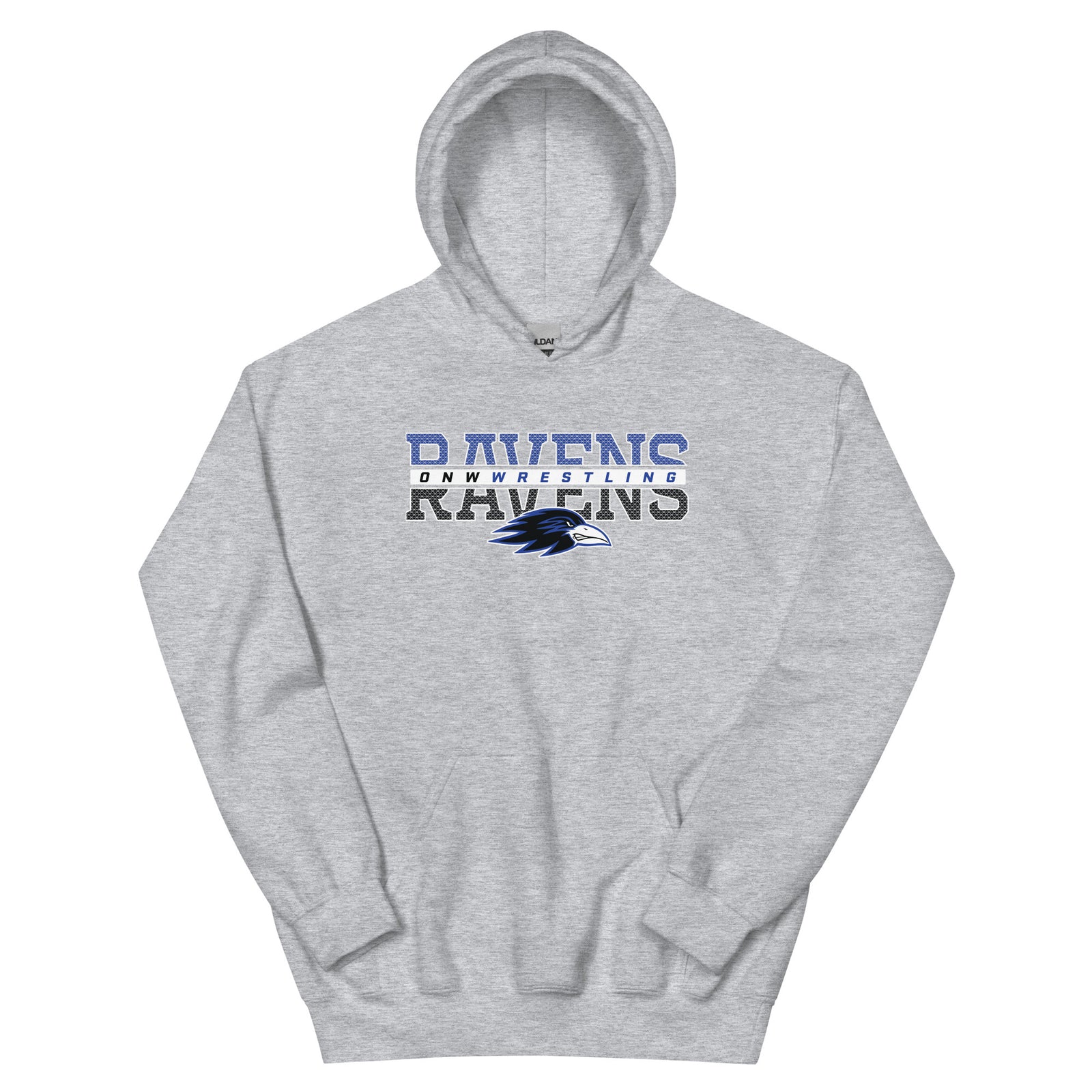 Olathe Northwest Wrestling Stripe Unisex Heavy Blend Hoodie