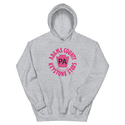 Keystone Stars Wrestling Club Pink Unisex Heavy Blend Hoodie