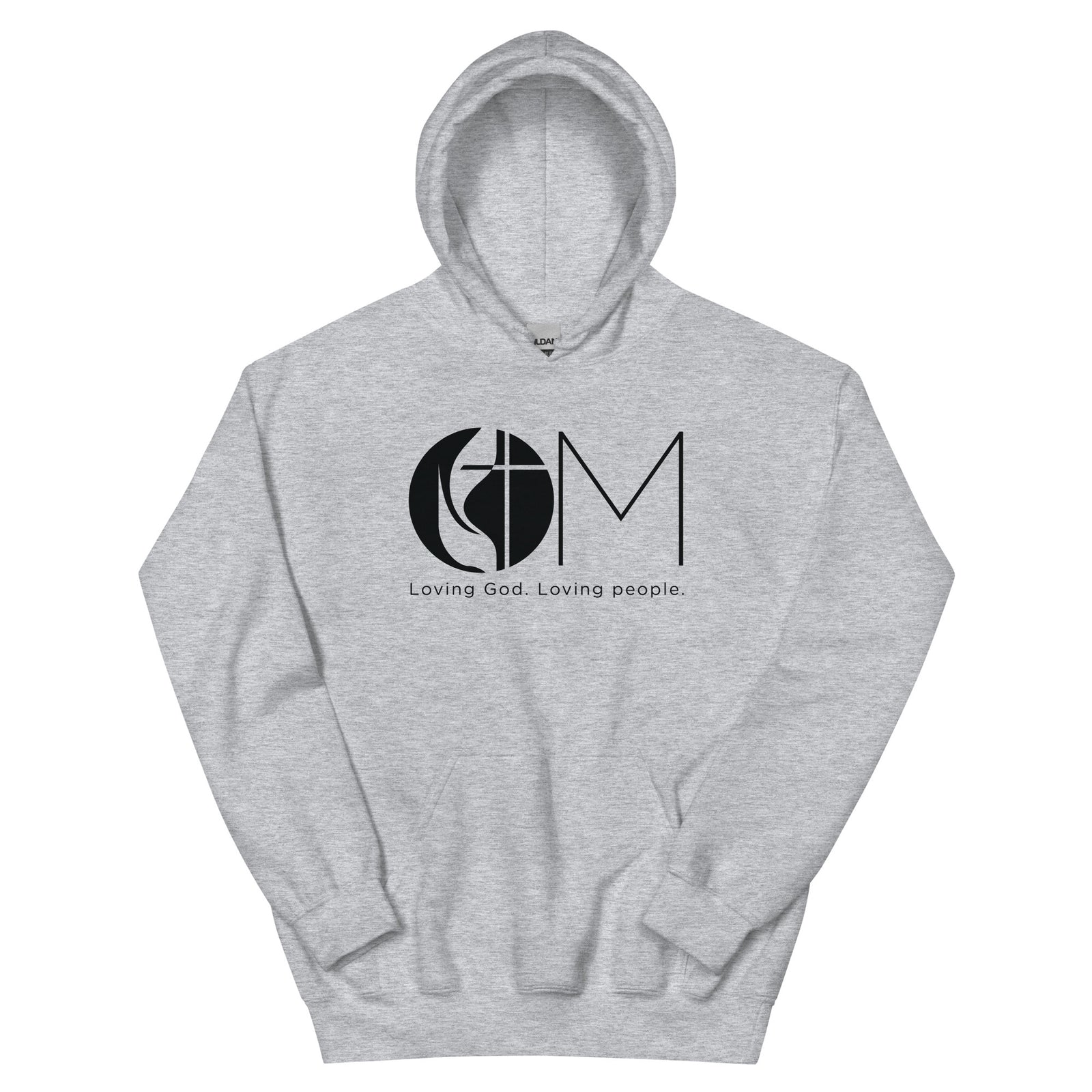 Old Mission One Color Design Unisex Heavy Blend Hoodie