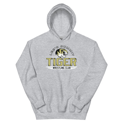 Lees Summit Tiger Wrestling Club Grey Unisex Heavy Blend Hoodie