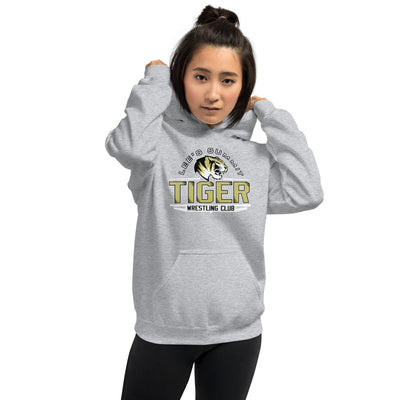 Lees Summit Tiger Wrestling Club Grey Unisex Heavy Blend Hoodie