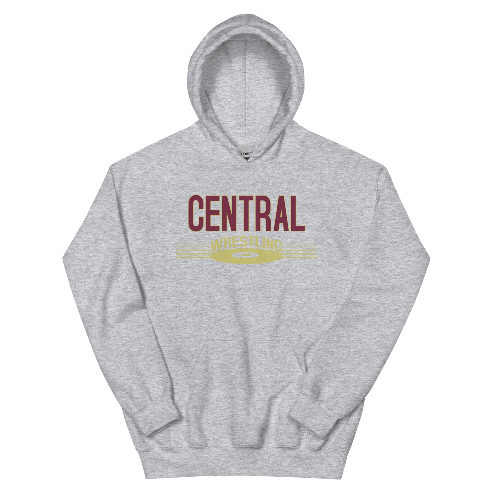 Keller Central Wrestling Sport Grey Unisex Heavy Blend Hoodie