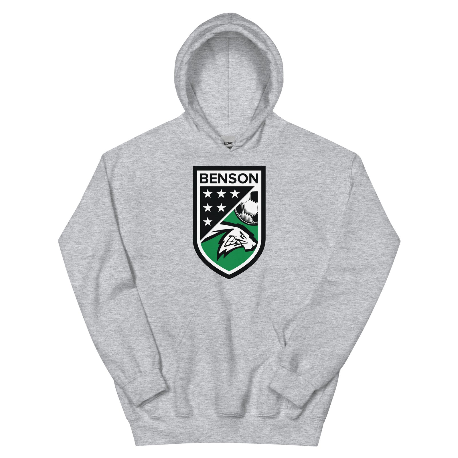 Benson Soccer Grey Unisex Heavy Blend Hoodie