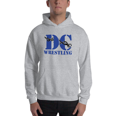 Dove Creek Wrestling Grey  Unisex Heavy Blend Hoodie