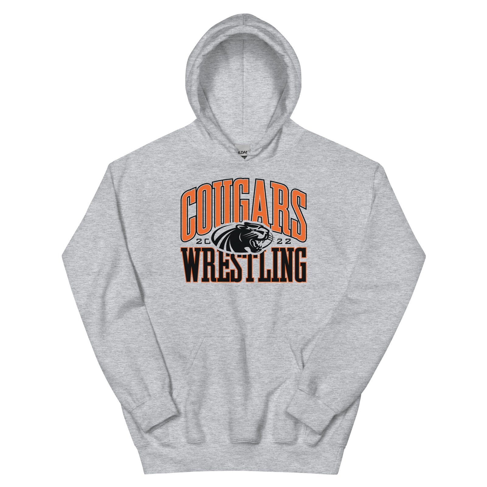 Half Moon Bay Wrestling COUGARS Unisex Heavy Blend Hoodie