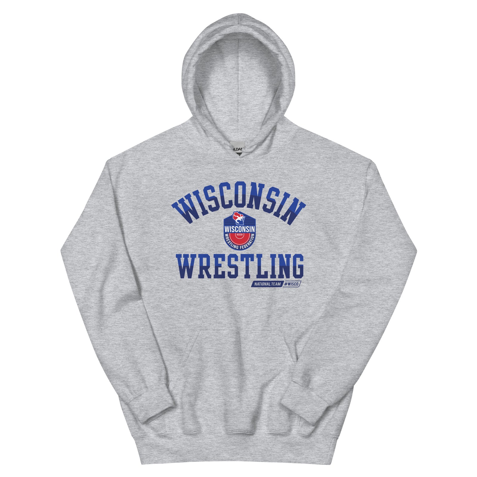Wisconsin Wrestling Federation Wrestling 2023 Fade Unisex Heavy Blend Hoodie