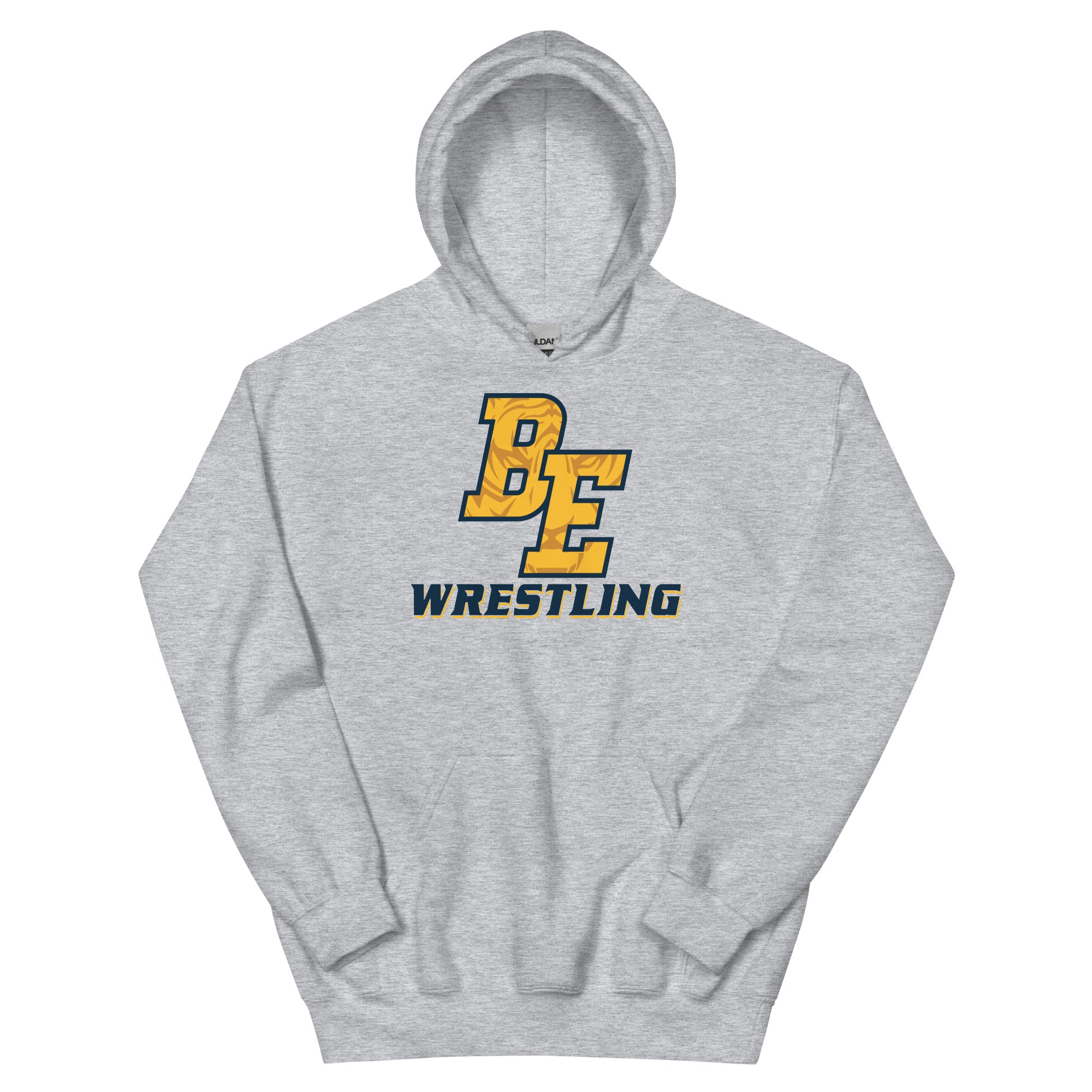 Burlington-Edison HS Wrestling BE Design  Unisex Heavy Blend Hoodie