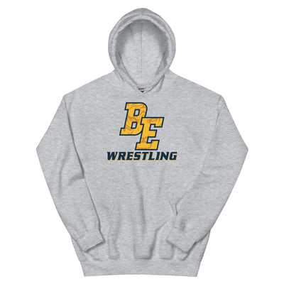 Burlington-Edison HS Wrestling BE Design  Unisex Heavy Blend Hoodie