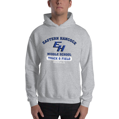 Eastern Hancock MS Track Royals Unisex Heavy Blend Hoodie