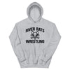 River Rats Wrestling  Grey Unisex Heavy Blend Hoodie