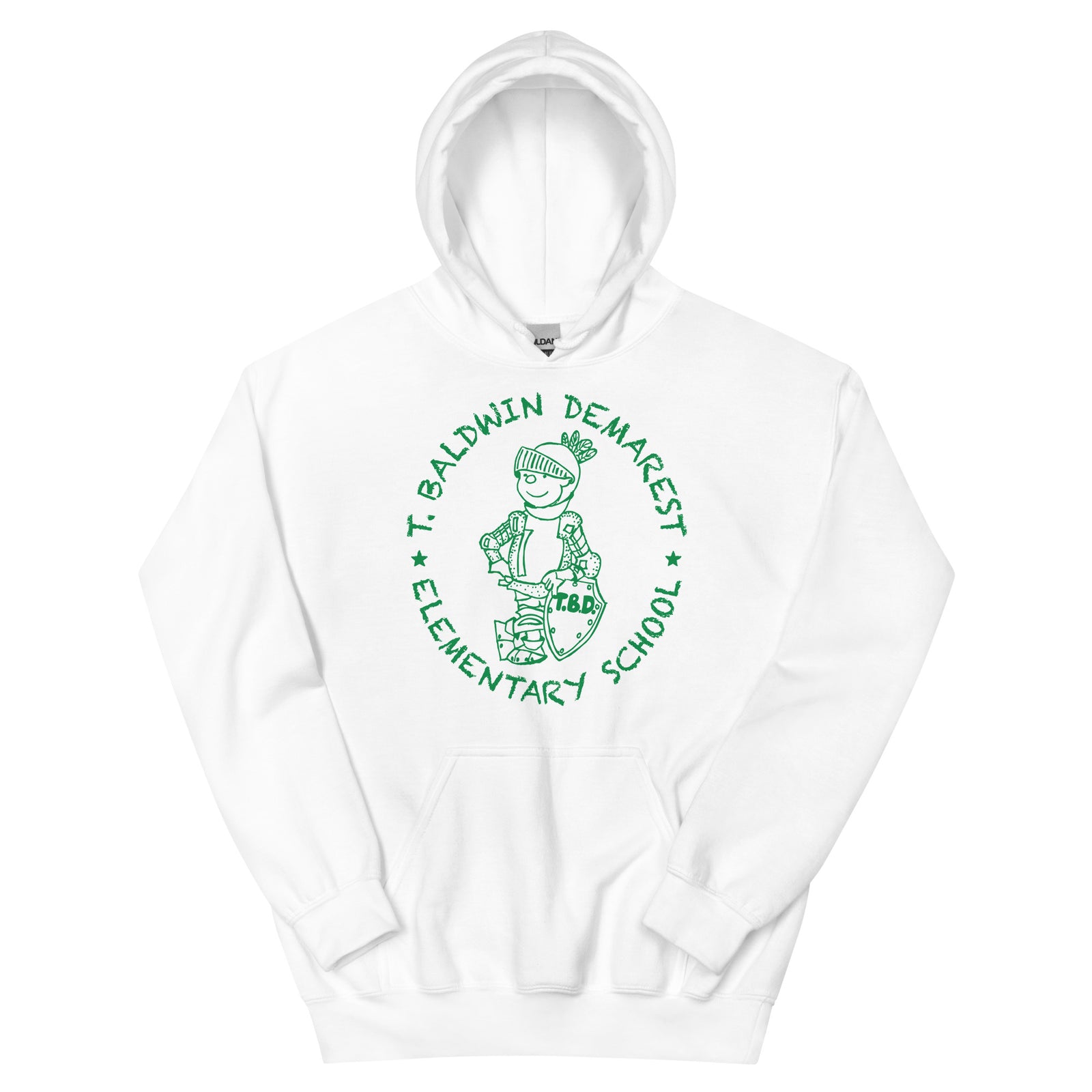T. Baldwin Demarest Elementary School Adult Hoodie