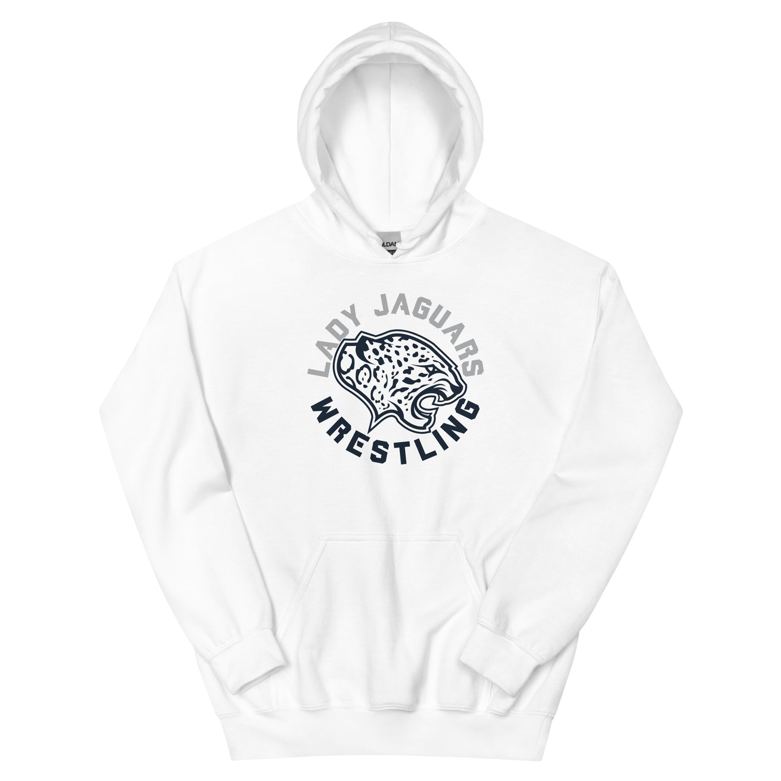 Mill Valley Lady Jaguars White Unisex Heavy Blend Hoodie