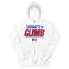 Greater Heights Wrestling Embrace the Climb 3 Unisex Heavy Blend Hoodie