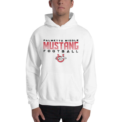 Palmetto Middle Football White Unisex Heavy Blend Hoodie