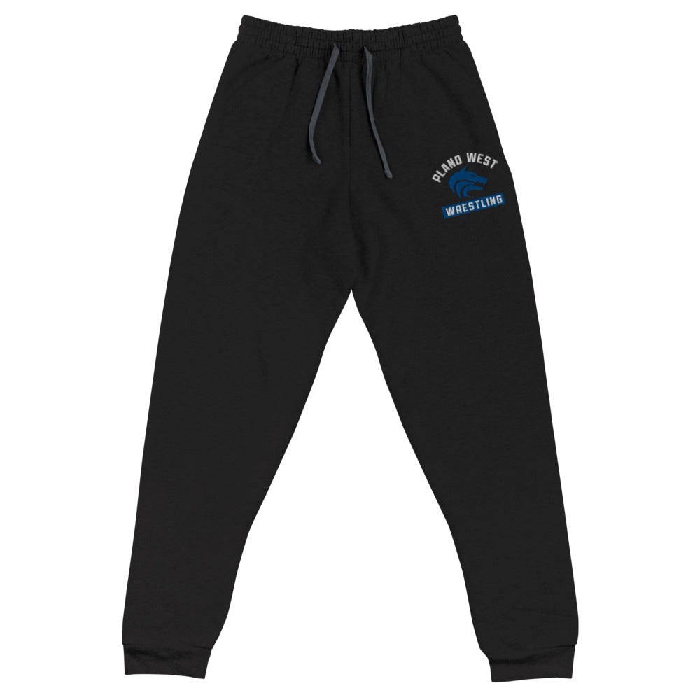 Plano West Wrestling Embroidered Unisex Joggers
