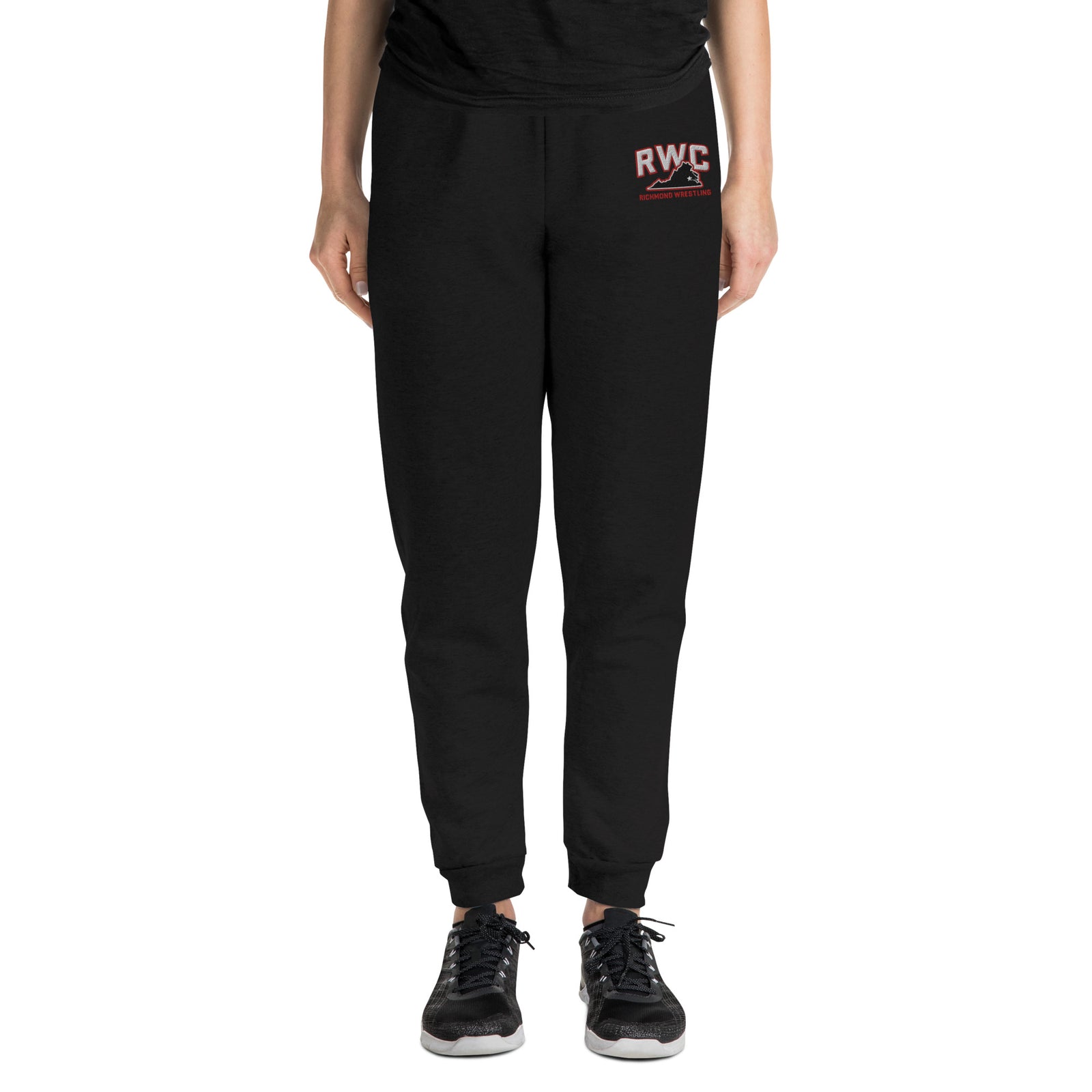 Richmond Wrestling Club Black Unisex Joggers