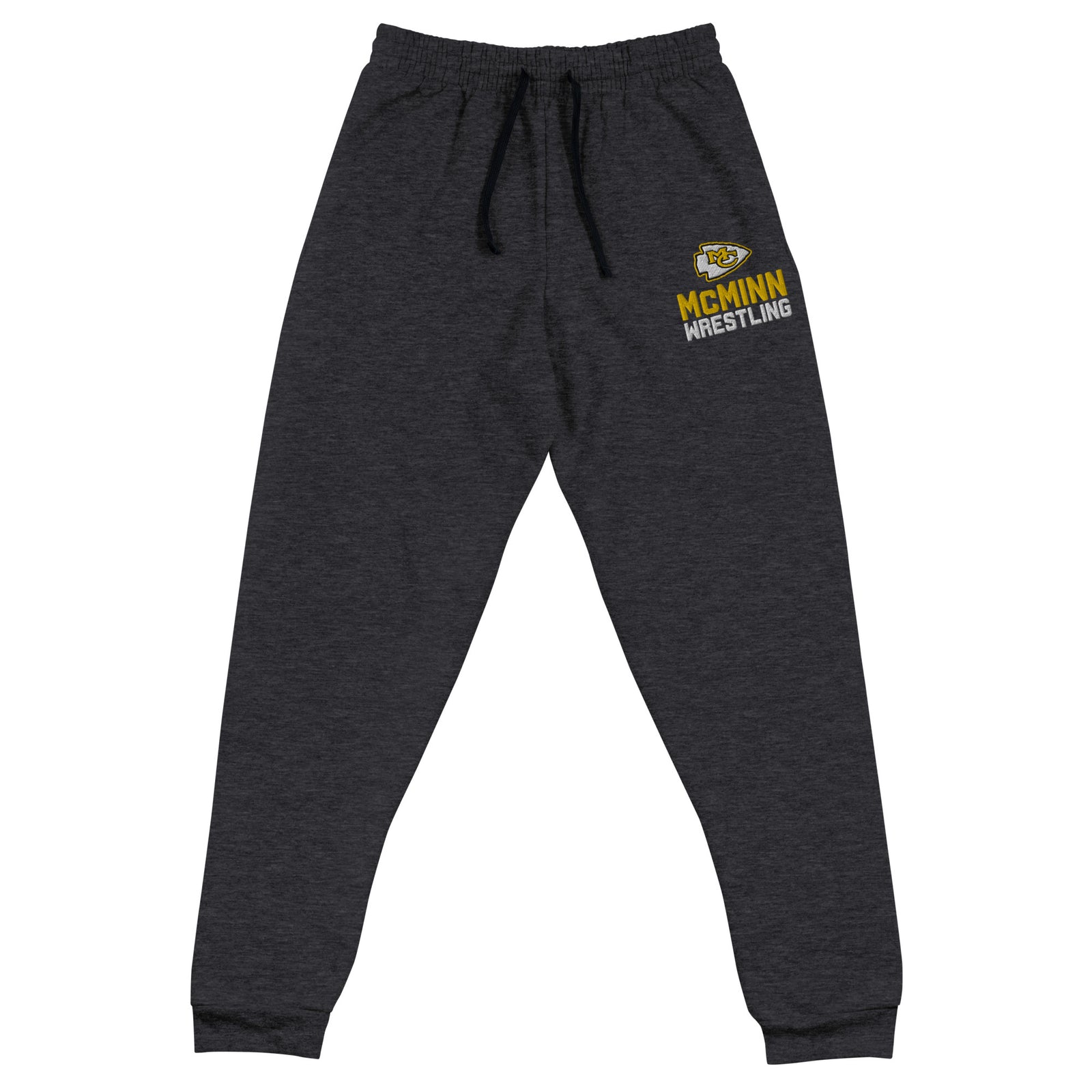McMinn High School Wrestling  Black Unisex Joggers