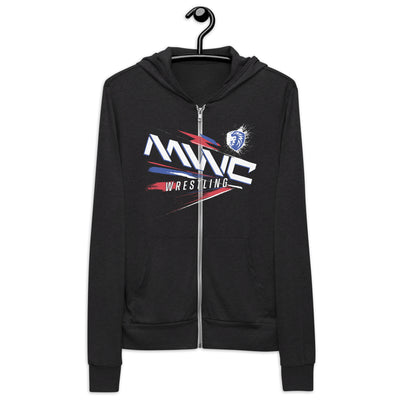 MWC Wrestling Academy 2022 Splatter Unisex zip hoodie