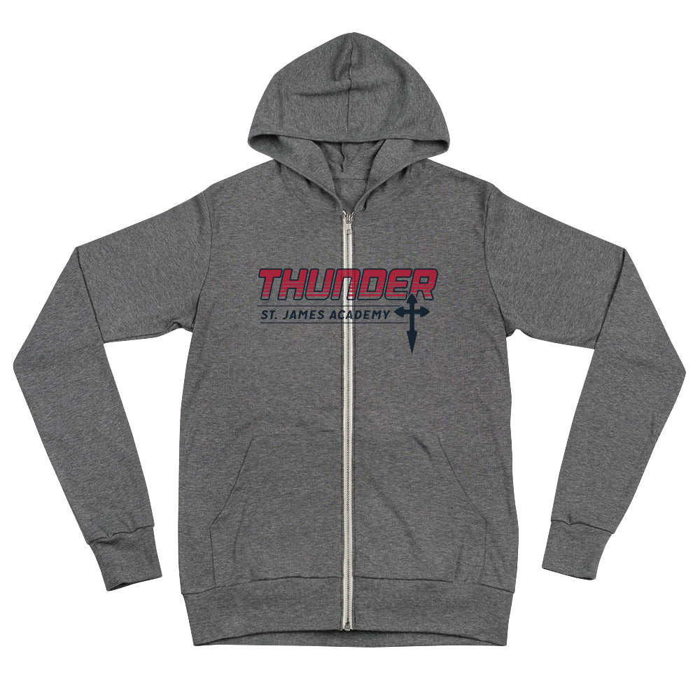 Thunder St. James Academy Unisex zip hoodie