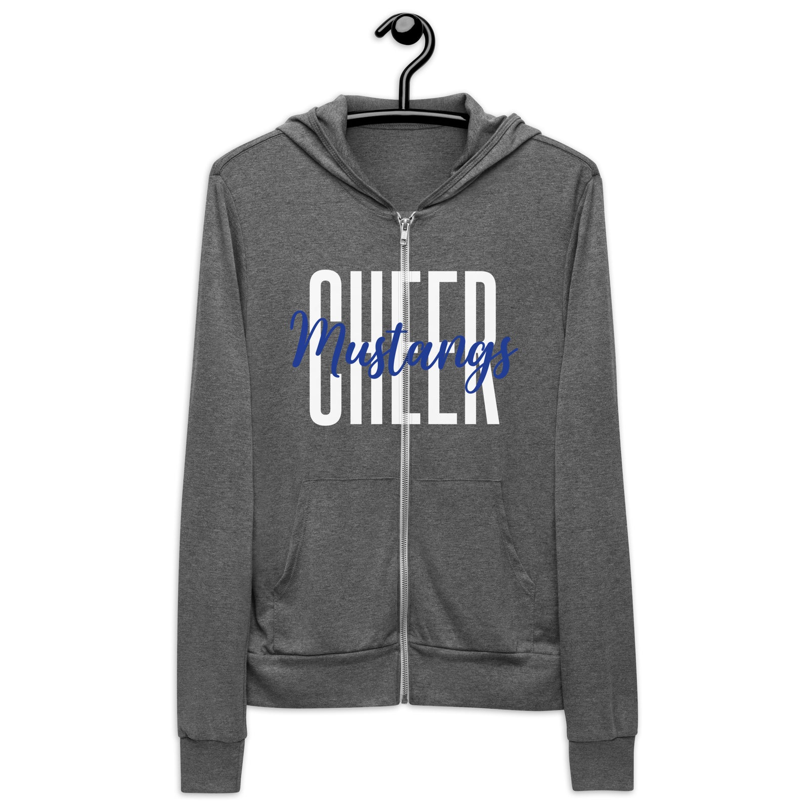 Mustangs Cheer Unisex zip hoodie