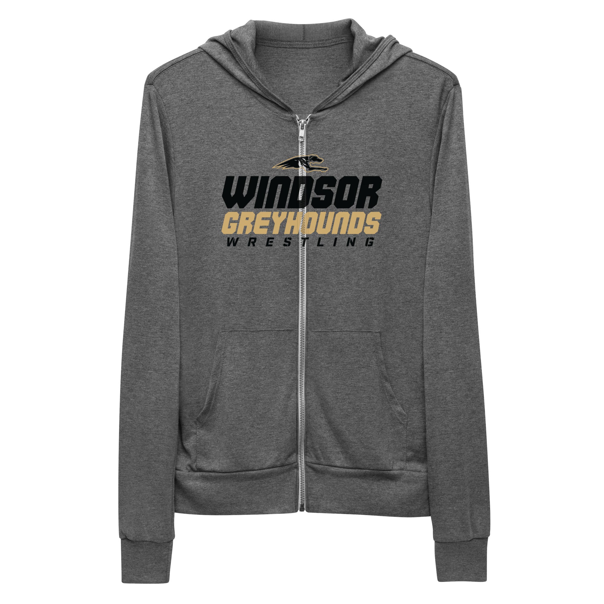 Windsor High School Unisex Lightweight Zip Hoodie